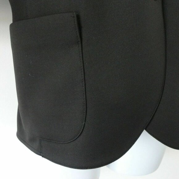 New AKRIS Black Reversible Grid Pattern Blazer Jacket 6, 12 - Picture 5 of 9